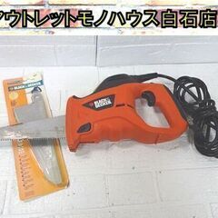 BLACK&DECKER 400W電動式ノコギリ KS880EC...