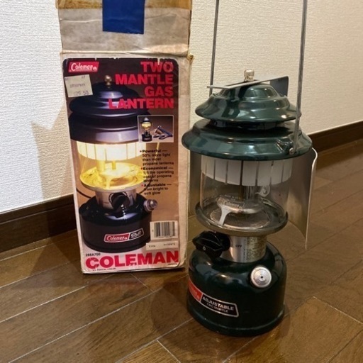 【程度良好】Coleman リフレクター付きツーマントルランタン 288A700