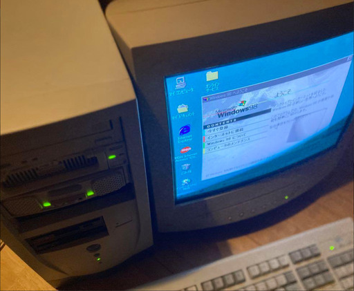 新品同様 Windows 98SE/XP professional動作品 デスクトップパソコン