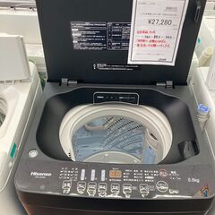 ﾊｲｾﾝｽ 5.5kg洗濯機 HG-1226