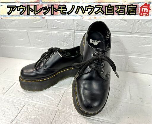 Dr.Martens 1461 QUAD UK4 23cm 3ホールシューズ ブラック レディース ブーツ ドクターマーチン 現状品  札幌市白石区 白石店