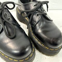 Dr.Martens 1461 QUAD UK4 23cm 3ホールシューズ ブラック レディース