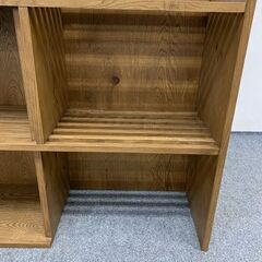 CRASH GATE/クラッシュゲート ライドスライドシェルフ 幅148cm イージーライフ オープンシェルフ オーク材 中古家具 店頭引取歓迎 R7629