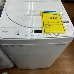 S仕/シャープ/洗濯機/ES-GE5D/5.5kg/2020年製