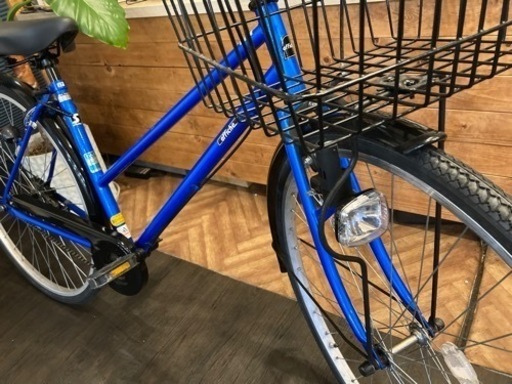 【前後タイヤ・チューブ新品！】27インチ自転車　ブルー