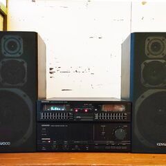 KENWOOD アンプAX-3 イコライザーGE800 スピーカ...