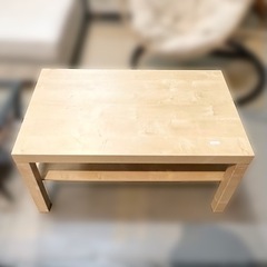 IKEA 木製 テーブル センターテーブル 90×55×45cm