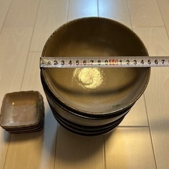 どんぶり丼　5個　薬味皿　5個　