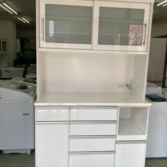 リサイクルショップ ピカソ 小松原】幅120 大容量収納 ホワイト 