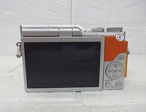 パナソニック ミラーレス一眼カメラ LUMIX G DC-GF9W オレンジ ダブル