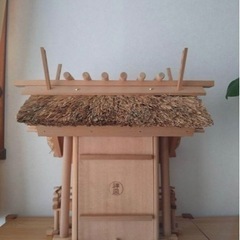 ☆ 伊勢神宮の御社殿と同じ様式の茅葺神棚☆