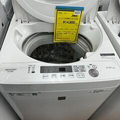 S仕/シャープ/4.5kg洗濯機/ES-G4E6/2019年製