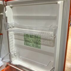 11/18値下げいたしました！U-ing ユーイング 110L冷蔵庫 オレンジ 単身 
