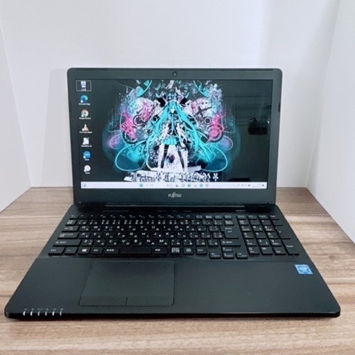 SSD搭載 Win11 Lifebook ノートPC DVD搭載 富士通 15.6型 ノート