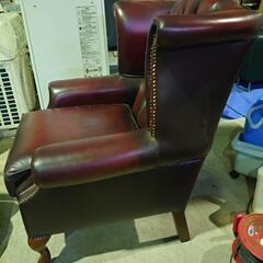 【値下げ】アンティーク 英国 ウィングチェア 一人掛け