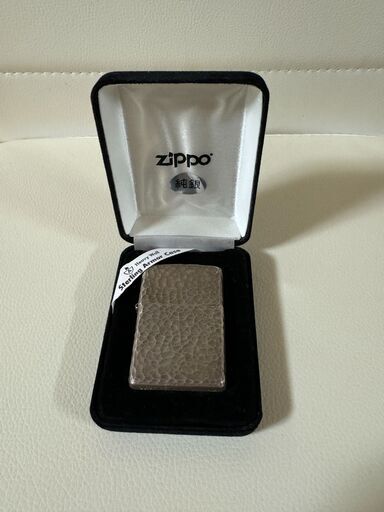 ZIPPO #26-S5 アーマー ARMOR スターリングシルバー925 純銀 5面槌目 リューター仕上げ