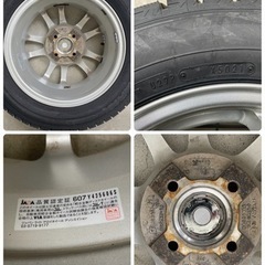 スタッドレスタイヤWINTERMAXX02 175 65/R14 アルミホイール付き
