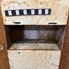 d1117502-2 アンティークポスト 郵便ポスト 郵便受け メールボックス ヴィンテージ 宅配ボックス オブジェ レトロ 引取限定 宮城県 現状品 中古品