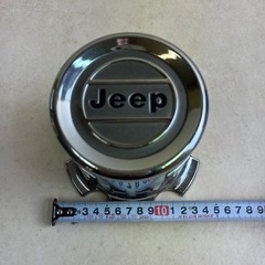 d1117503-3 jeep ジープ 純正 ホイール センター キャップ 4個セット グランドワゴニア シルバー 車 カー用品 現状品 中古品