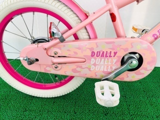 あさひ」デューリーg-L 16インチ 子供用 自転車　ピンク