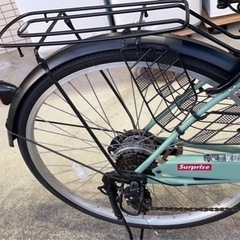 ☆新古車！極美品激安！シティサイクル 自転車 LEDダイナモライト 