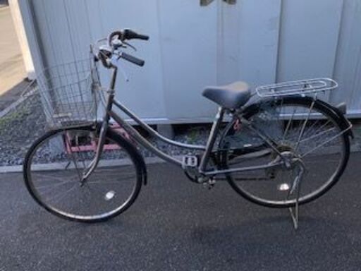 引取り限定！　ママチャリ　２６インチ　ノーパンク　６段変速付　中古品