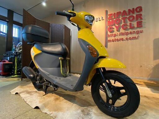 □SUZUKI LET'S 4 CA45A スズキ レッツ4 213km イエロー 50cc 実動 美品 自