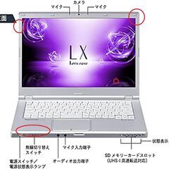 □Panasonic レッツノート CF-LX6／Win11 Pro搭載／office 2021／第七 