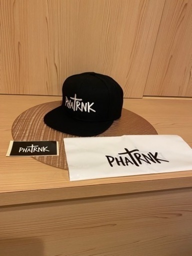 ☆極美品　ファットランクPHATRNK CAP フロントBIGロゴ （ブラック☆