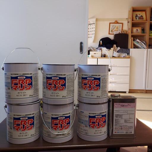 ニッペ FRP マリンホワイト 塗料 2kg