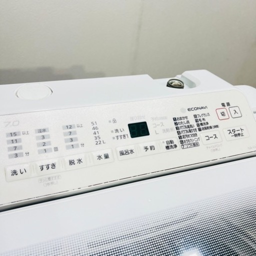 ♦️Panasonic a1781 洗濯機 7.0kg 2020年製 11♦️