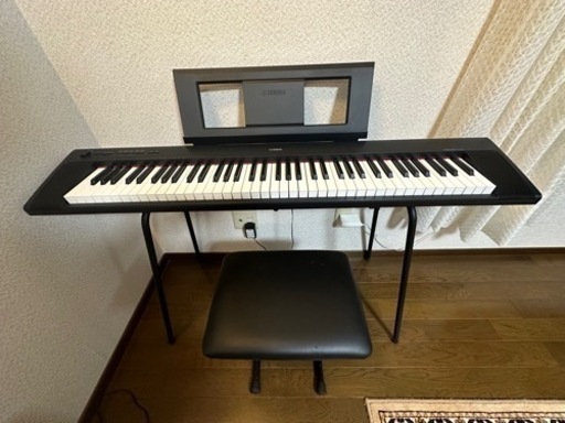 [数回使用] ヤマハ　電子ピアノpiaggero np-32  セット