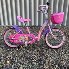 16インチ　ディズニーの子供用自転車