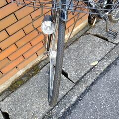 (chariyoshy出品)27インチ自転車、オートライト付き、ギア付き