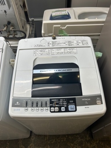 万代店　日立 7.0kg 全自動洗濯機（HITACHI　白い約束 NW-7MY