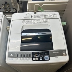 万代店　日立 7.0kg 全自動洗濯機（HITACHI　白い約束...