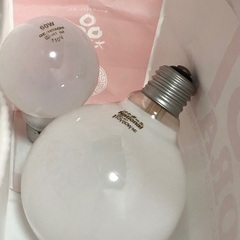 白熱電球　ライト　2つ