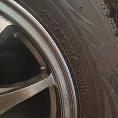 スタッドレスタイヤ(ホイール付)165/70R14