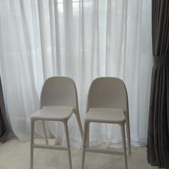 【商談中】美品　IKEA　URBAN ウルバン子供椅子2脚　