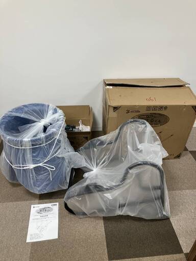 美品 樹脂製ドラム電動ミキサー 混ざるくん ACA-50L 混合量約50L 組立式 静音 混合練り 混合練り上げ器 セメント コンクリート 農園 276