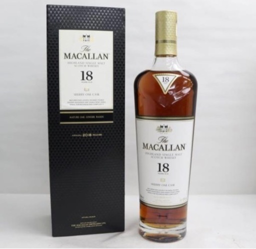 マッカラン18年　新品
