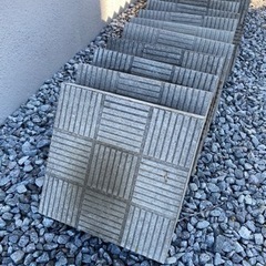 コンクリート　平板　ブロック　外溝　庭