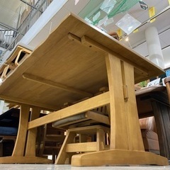 【愛品館 江戸川店】回転式チェア ダイニングテーブル4点セット ID:152-008896-007