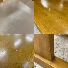 【愛品館 江戸川店】回転式チェア ダイニングテーブル4点セット ID:152-008896-007