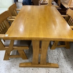 【愛品館 江戸川店】回転式チェア ダイニングテーブル4点セット ID:152-008896-007