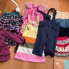 子供服　90-110 ワンピース、スカート　13点