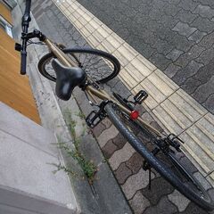 RINSIST[リンシスト] 700cシティークロスバイク 6speed/カーキ