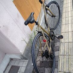 RINSIST[リンシスト] 700cシティークロスバイク 6speed/カーキ