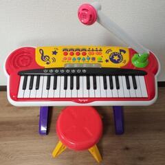 【お取引中】マイク付き ピアノのおもちゃ 