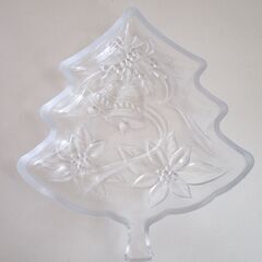 SOGAガラス　クリスマスツリー　ガラスプレート